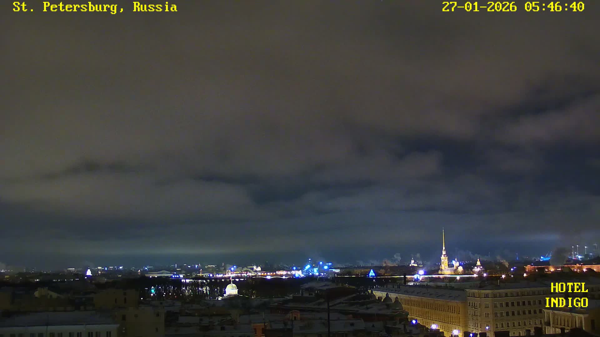 St. Petersburg Panaromic 360 Skyline Live Cam - Liteyny, Tsentralny, Saint Petersburg, Northwestern (Severo-Zapadnyy), Russia