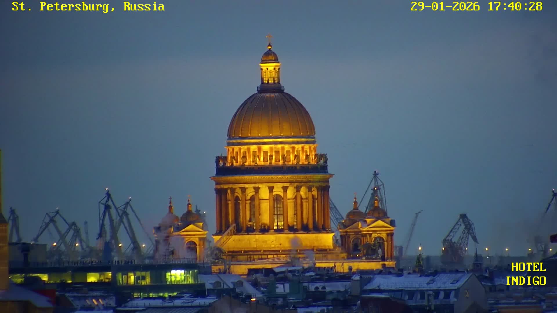 St. Petersburg Panaromic 360 Skyline Live Cam - Liteyny, Tsentralny, Saint Petersburg, Northwestern (Severo-Zapadnyy), Russia