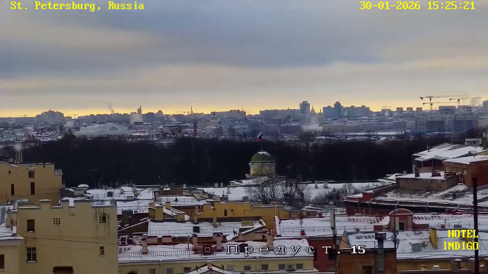 St. Petersburg Panaromic 360 Skyline Live Cam - Liteyny, Tsentralny, Saint Petersburg, Northwestern (Severo-Zapadnyy), Russia