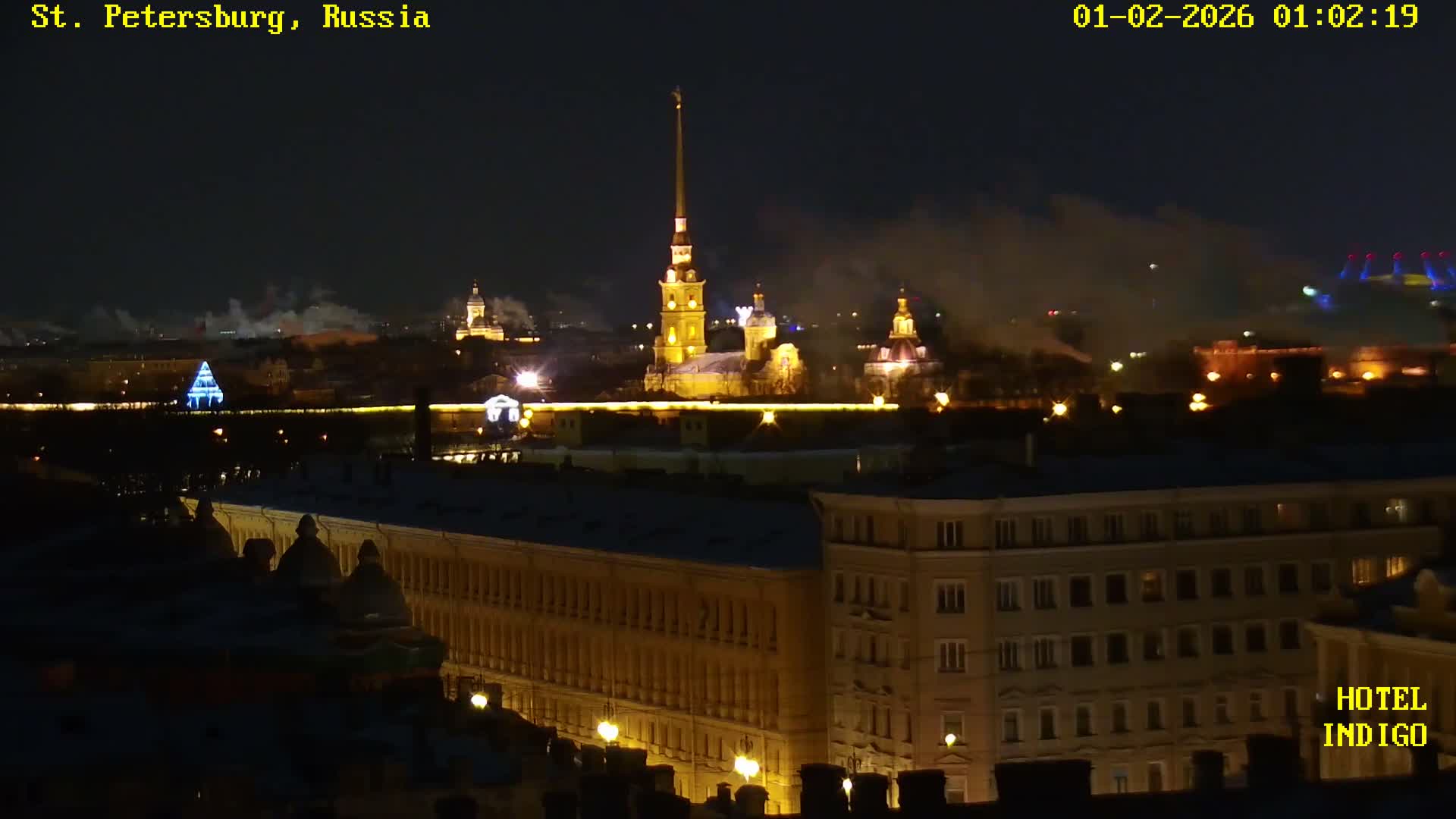 St. Petersburg Panaromic 360 Skyline Live Cam - Liteyny, Tsentralny, Saint Petersburg, Northwestern (Severo-Zapadnyy), Russia