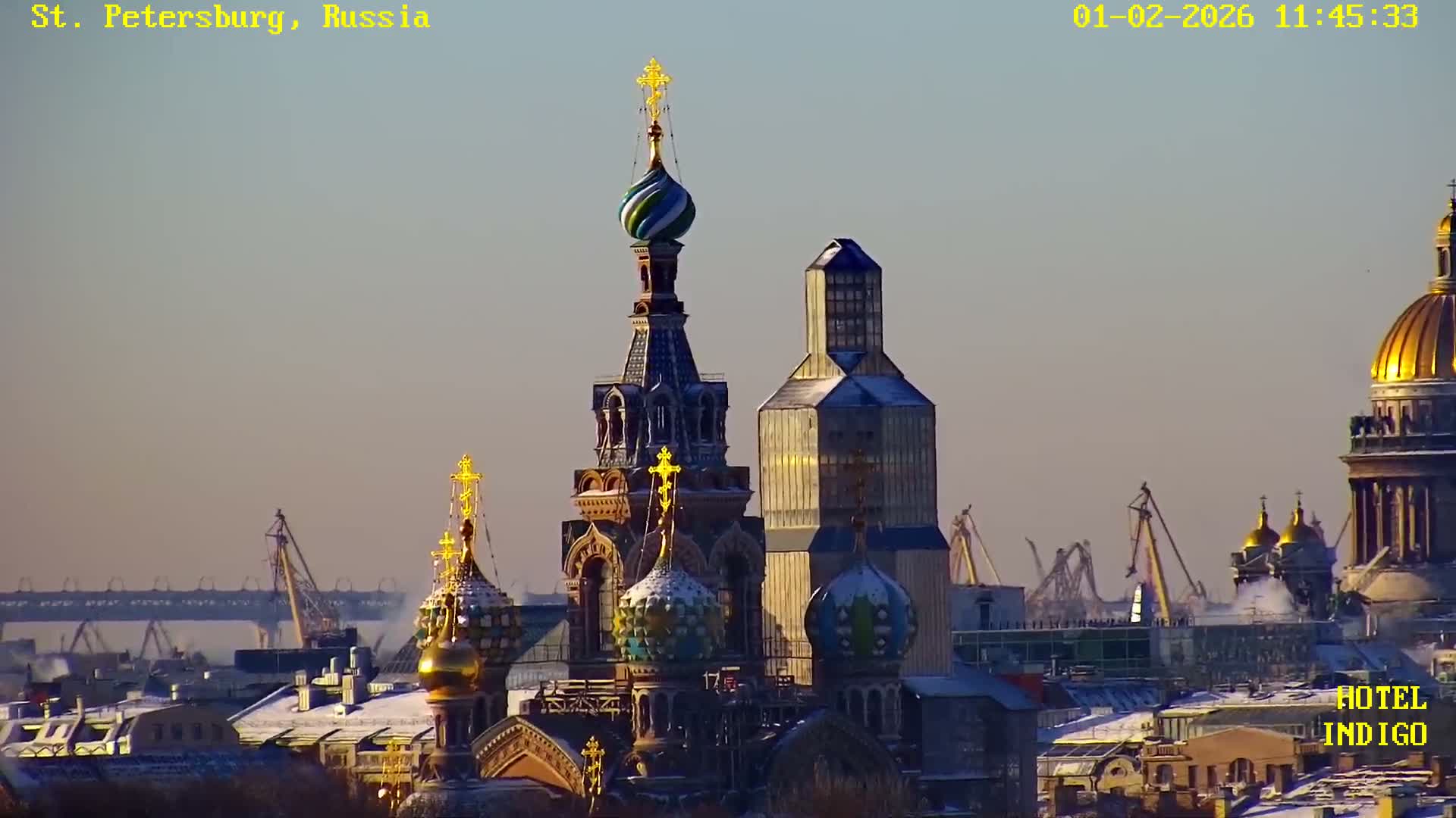 St. Petersburg Panaromic 360 Skyline Live Cam - Liteyny, Tsentralny, Saint Petersburg, Northwestern (Severo-Zapadnyy), Russia