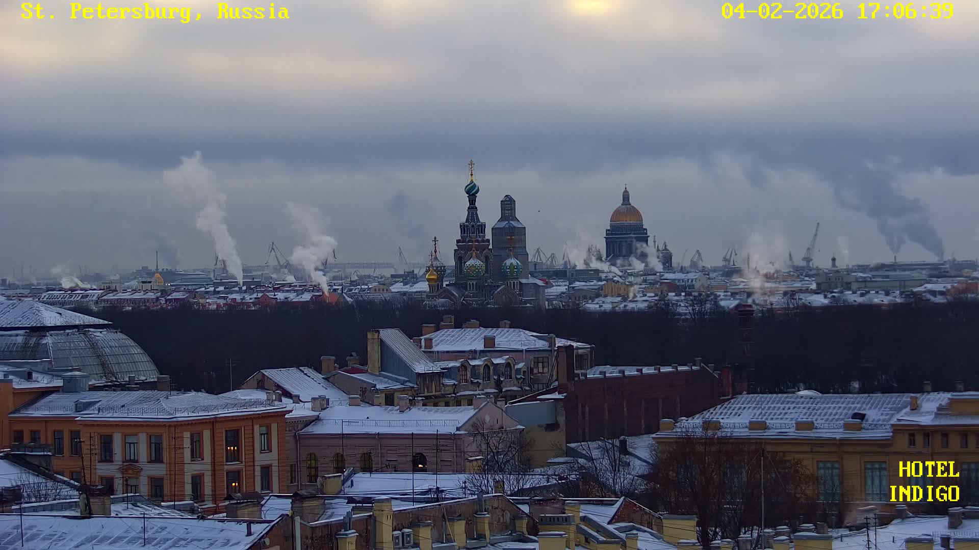 St. Petersburg Panaromic 360 Skyline Live Cam - Liteyny, Tsentralny, Saint Petersburg, Northwestern (Severo-Zapadnyy), Russia