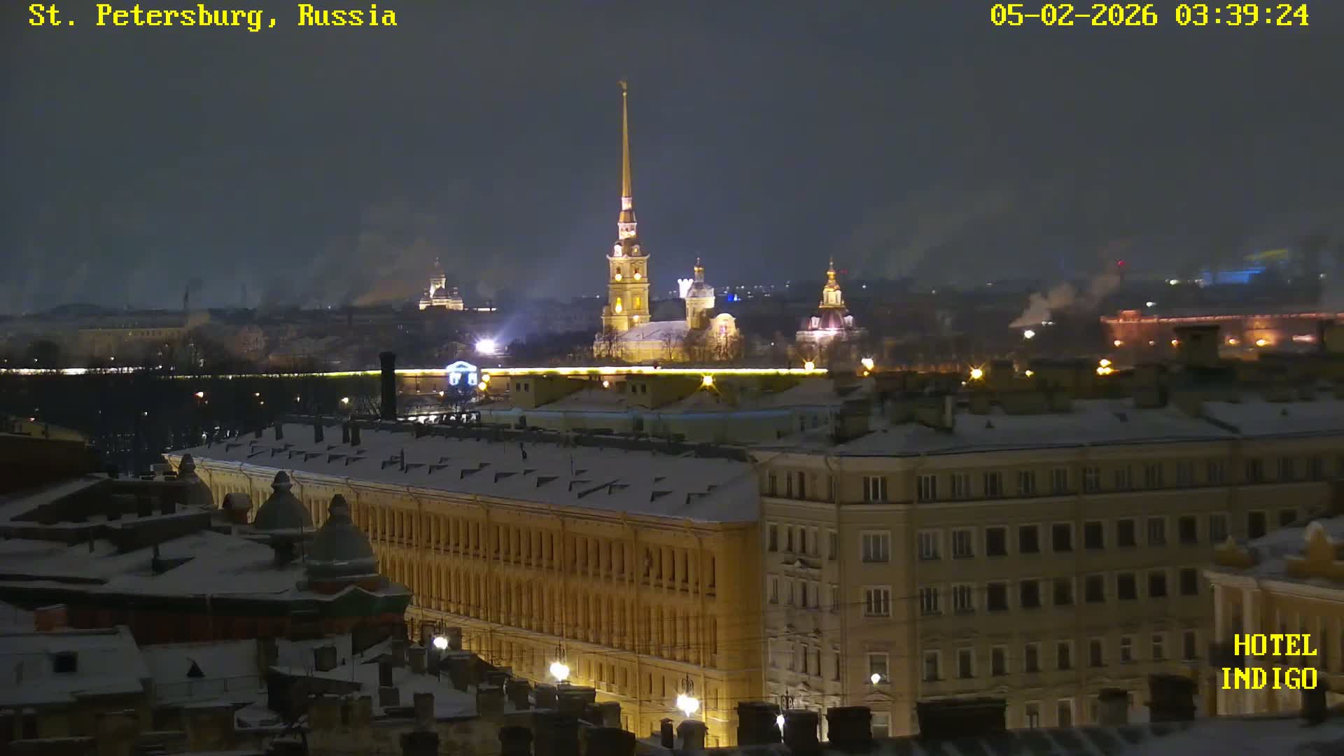 St. Petersburg Panaromic 360 Skyline Live Cam - Liteyny, Tsentralny, Saint Petersburg, Northwestern (Severo-Zapadnyy), Russia