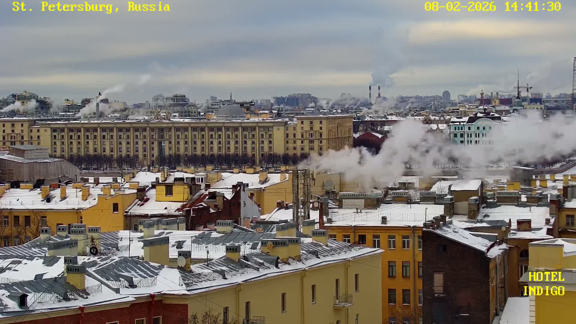 St. Petersburg Panaromic 360 Skyline Live Cam - Liteyny, Tsentralny, Saint Petersburg, Northwestern (Severo-Zapadnyy), Russia