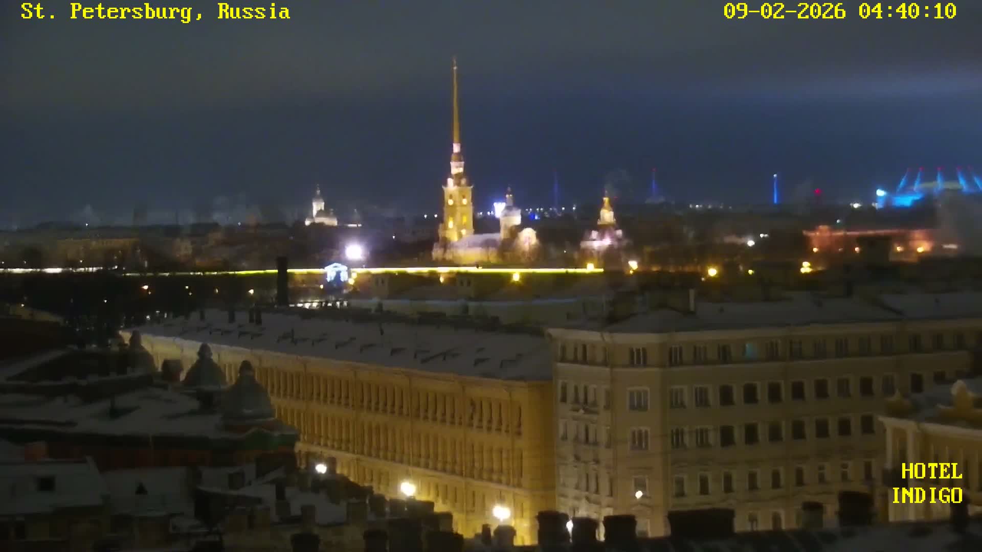 St. Petersburg Panaromic 360 Skyline Live Cam - Liteyny, Tsentralny, Saint Petersburg, Northwestern (Severo-Zapadnyy), Russia
