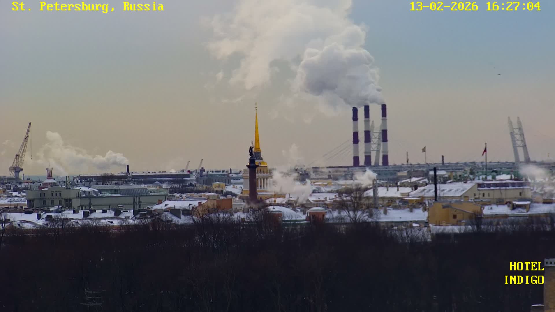 St. Petersburg Panaromic 360 Skyline Live Cam - Liteyny, Tsentralny, Saint Petersburg, Northwestern (Severo-Zapadnyy), Russia