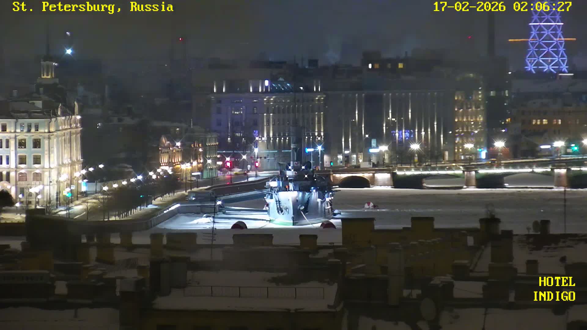 St. Petersburg Panaromic 360 Skyline Live Cam - Liteyny, Tsentralny, Saint Petersburg, Northwestern (Severo-Zapadnyy), Russia