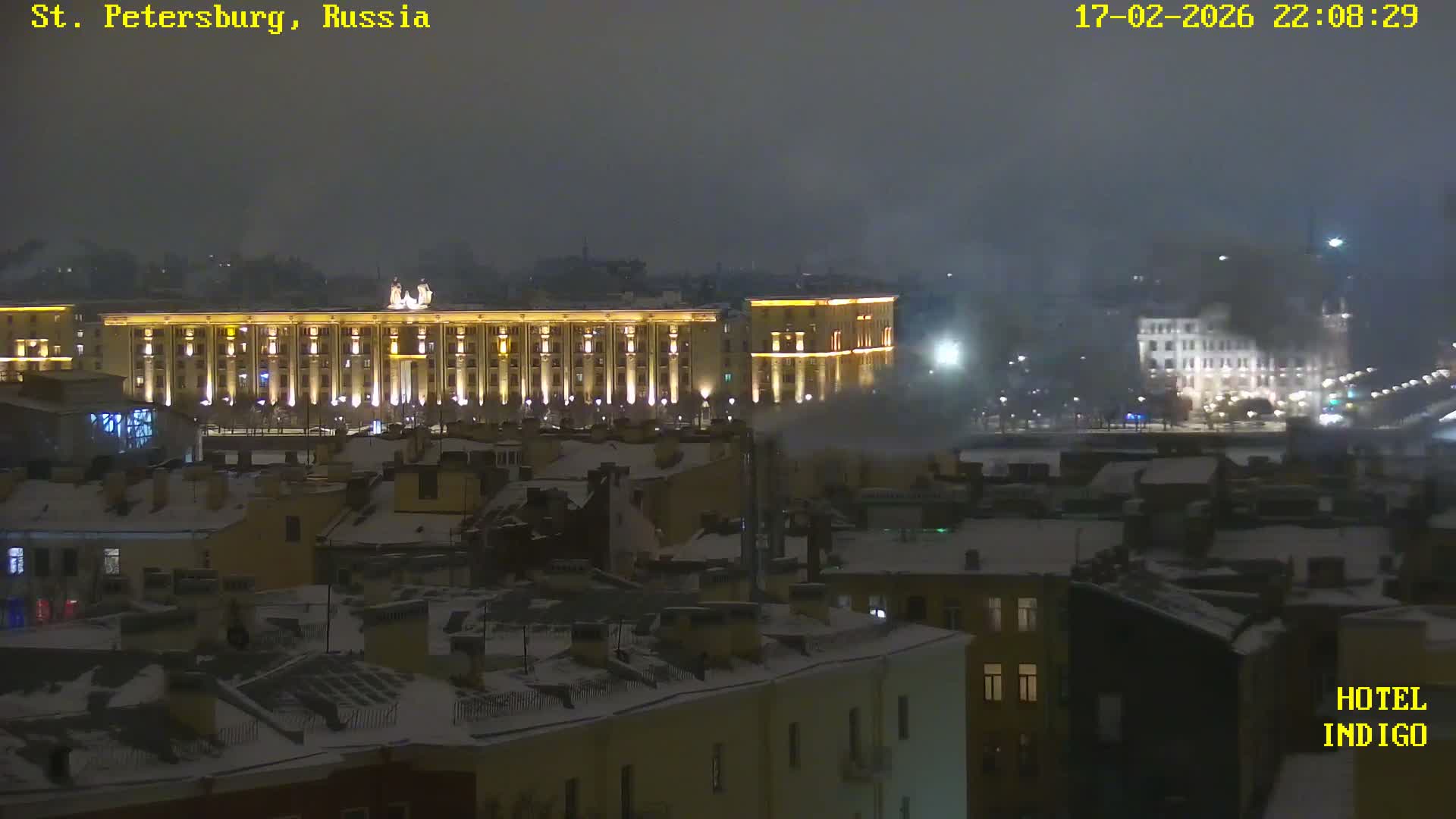 St. Petersburg Panaromic 360 Skyline Live Cam - Liteyny, Tsentralny, Saint Petersburg, Northwestern (Severo-Zapadnyy), Russia