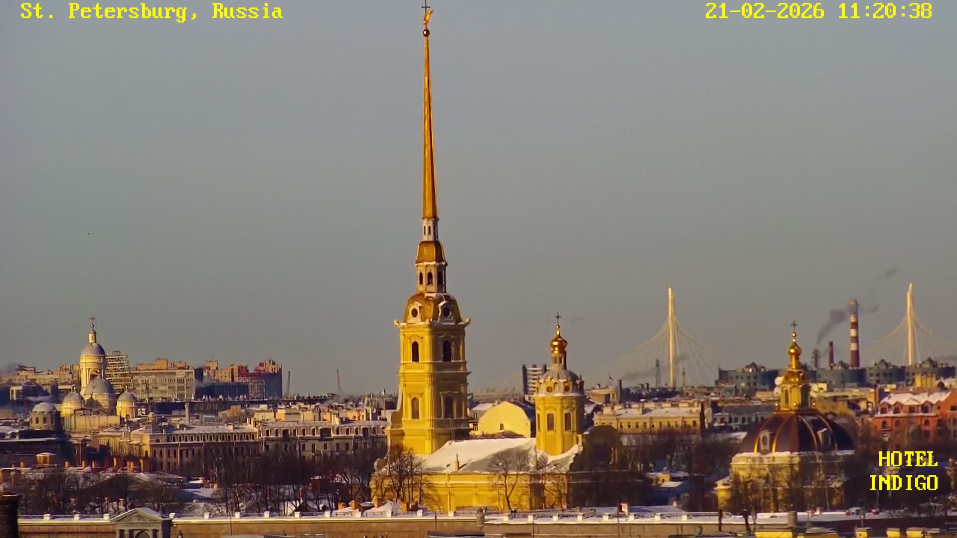 St. Petersburg Panaromic 360 Skyline Live Cam - Liteyny, Tsentralny, Saint Petersburg, Northwestern (Severo-Zapadnyy), Russia