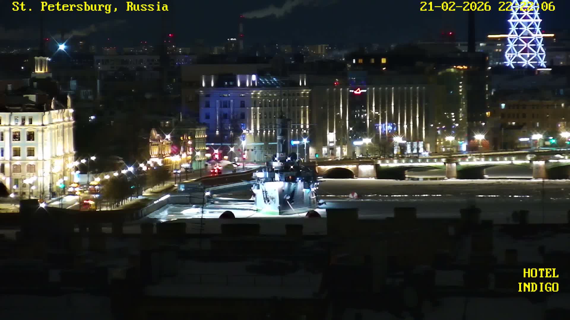 St. Petersburg Panaromic 360 Skyline Live Cam - Liteyny, Tsentralny, Saint Petersburg, Northwestern (Severo-Zapadnyy), Russia