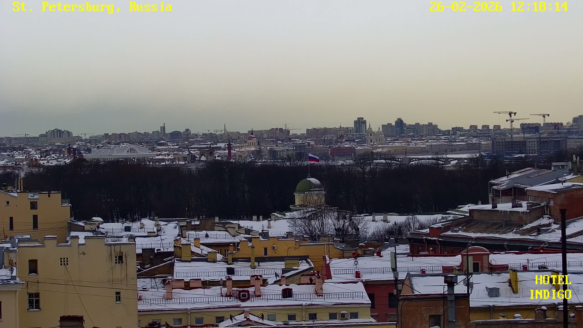 St. Petersburg Panaromic 360 Skyline Live Cam - Liteyny, Tsentralny, Saint Petersburg, Northwestern (Severo-Zapadnyy), Russia