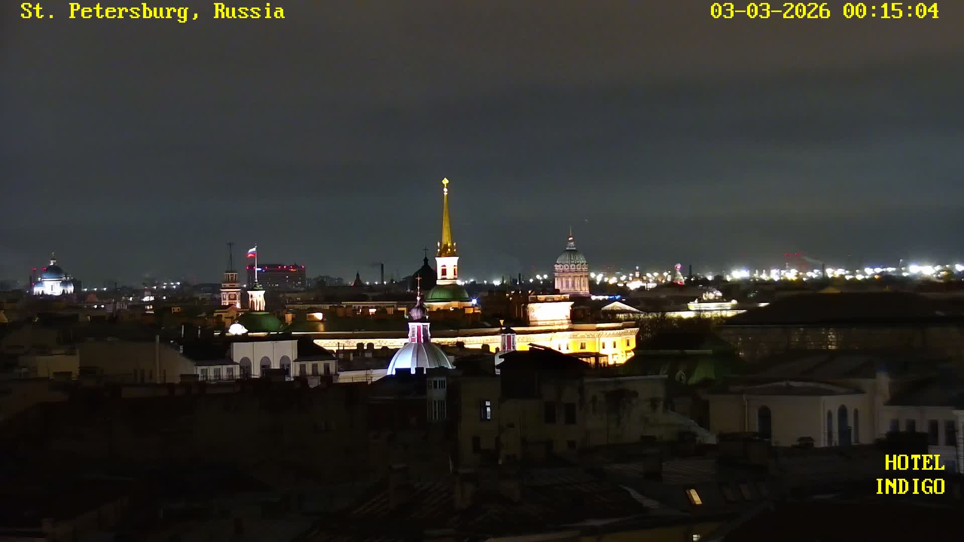 St. Petersburg Panaromic 360 Skyline Live Cam - Liteyny, Tsentralny, Saint Petersburg, Northwestern (Severo-Zapadnyy), Russia