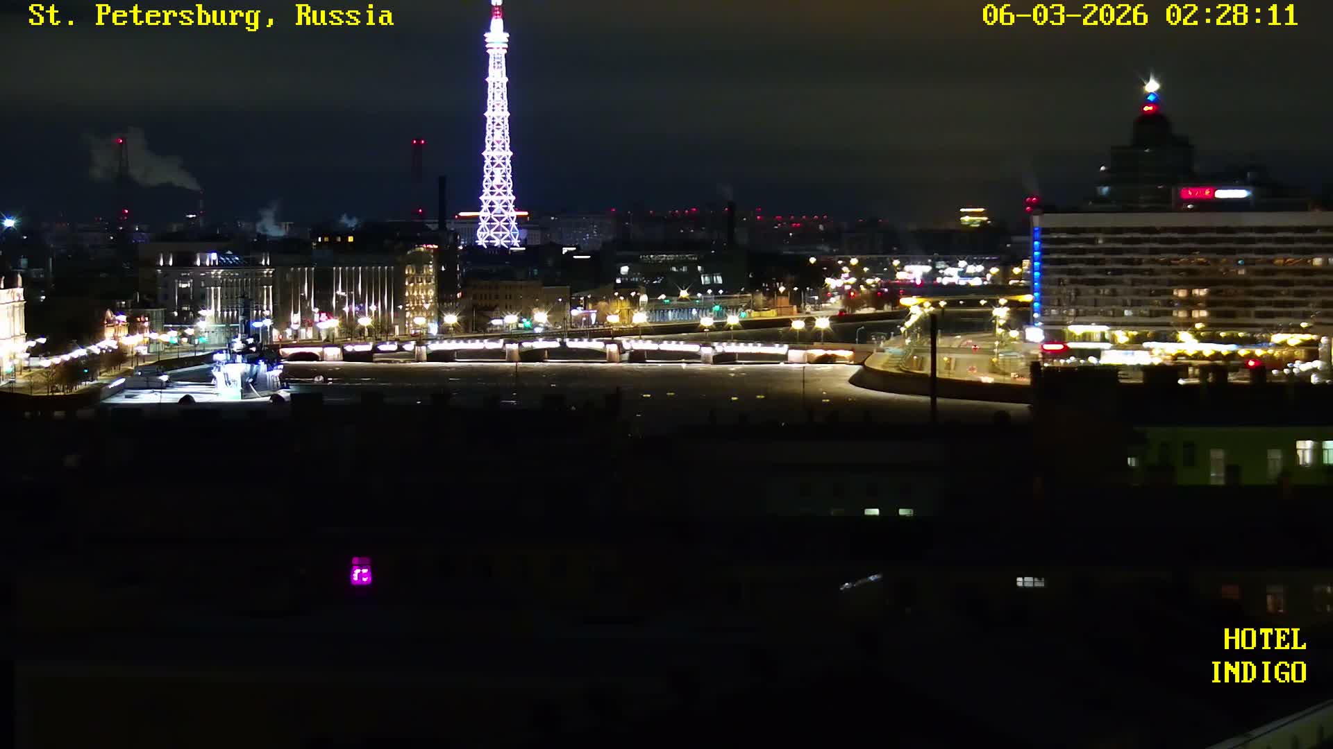 St. Petersburg Panaromic 360 Skyline Live Cam - Liteyny, Tsentralny, Saint Petersburg, Northwestern (Severo-Zapadnyy), Russia