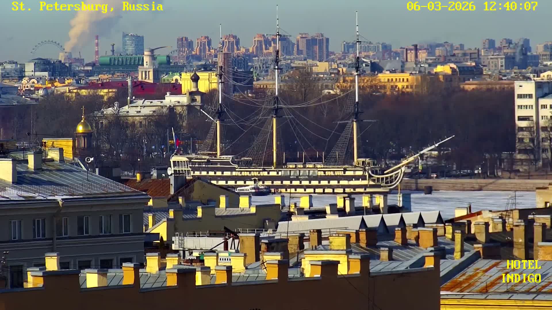 St. Petersburg Panaromic 360 Skyline Live Cam - Liteyny, Tsentralny, Saint Petersburg, Northwestern (Severo-Zapadnyy), Russia