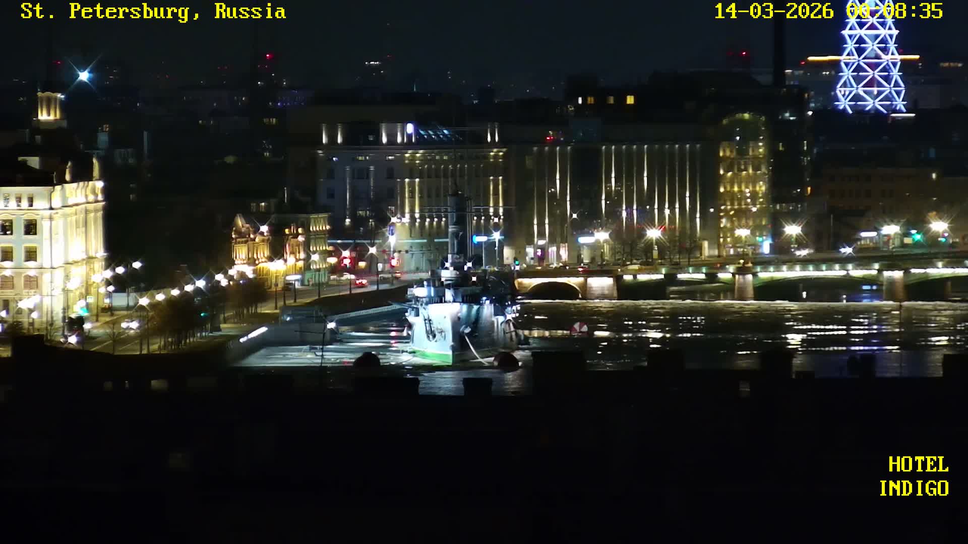 St. Petersburg Panaromic 360 Skyline Live Cam - Liteyny, Tsentralny, Saint Petersburg, Northwestern (Severo-Zapadnyy), Russia