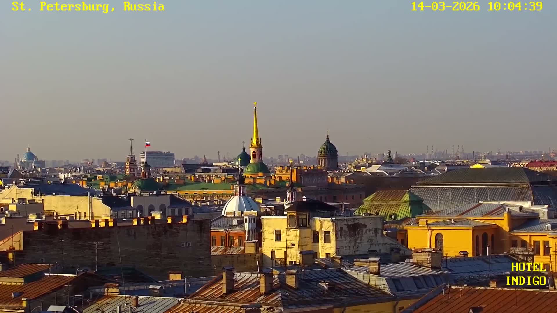 St. Petersburg Panaromic 360 Skyline Live Cam - Liteyny, Tsentralny, Saint Petersburg, Northwestern (Severo-Zapadnyy), Russia
