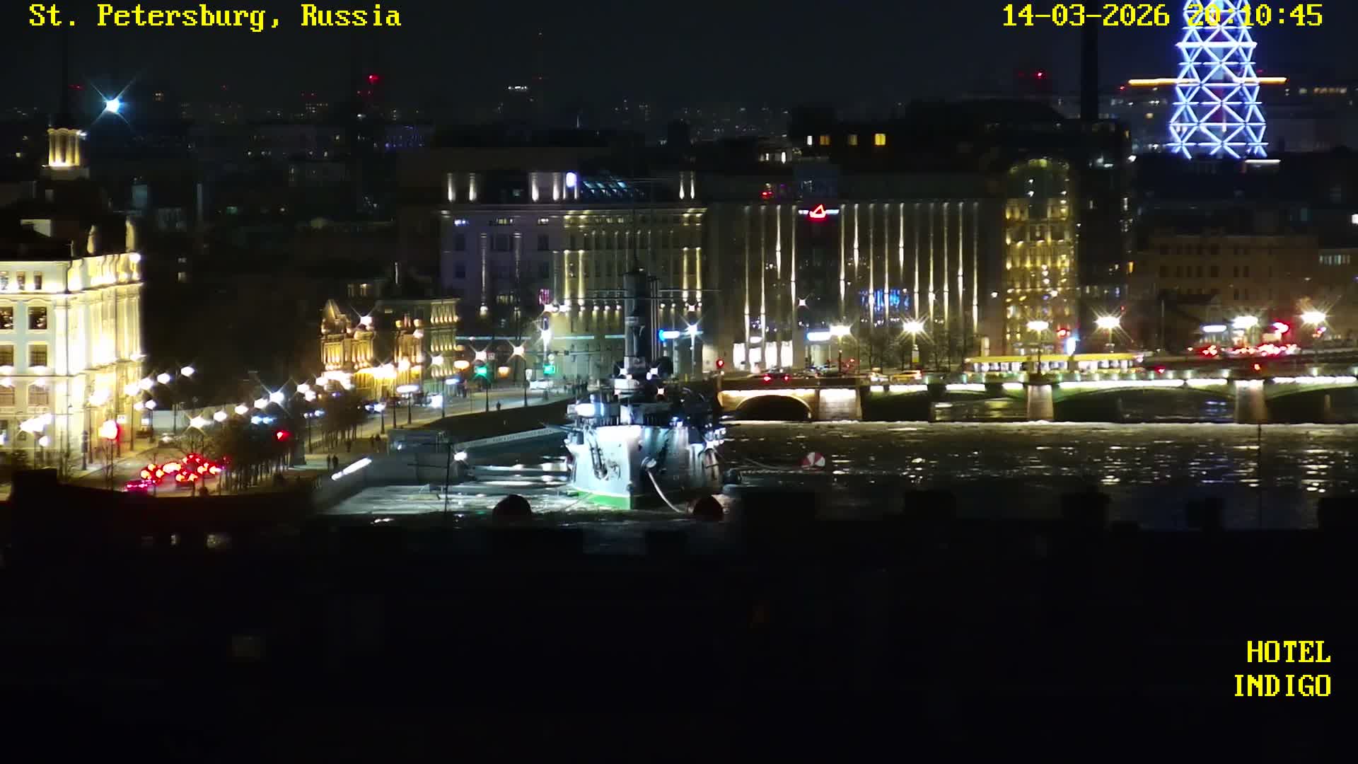St. Petersburg Panaromic 360 Skyline Live Cam - Liteyny, Tsentralny, Saint Petersburg, Northwestern (Severo-Zapadnyy), Russia