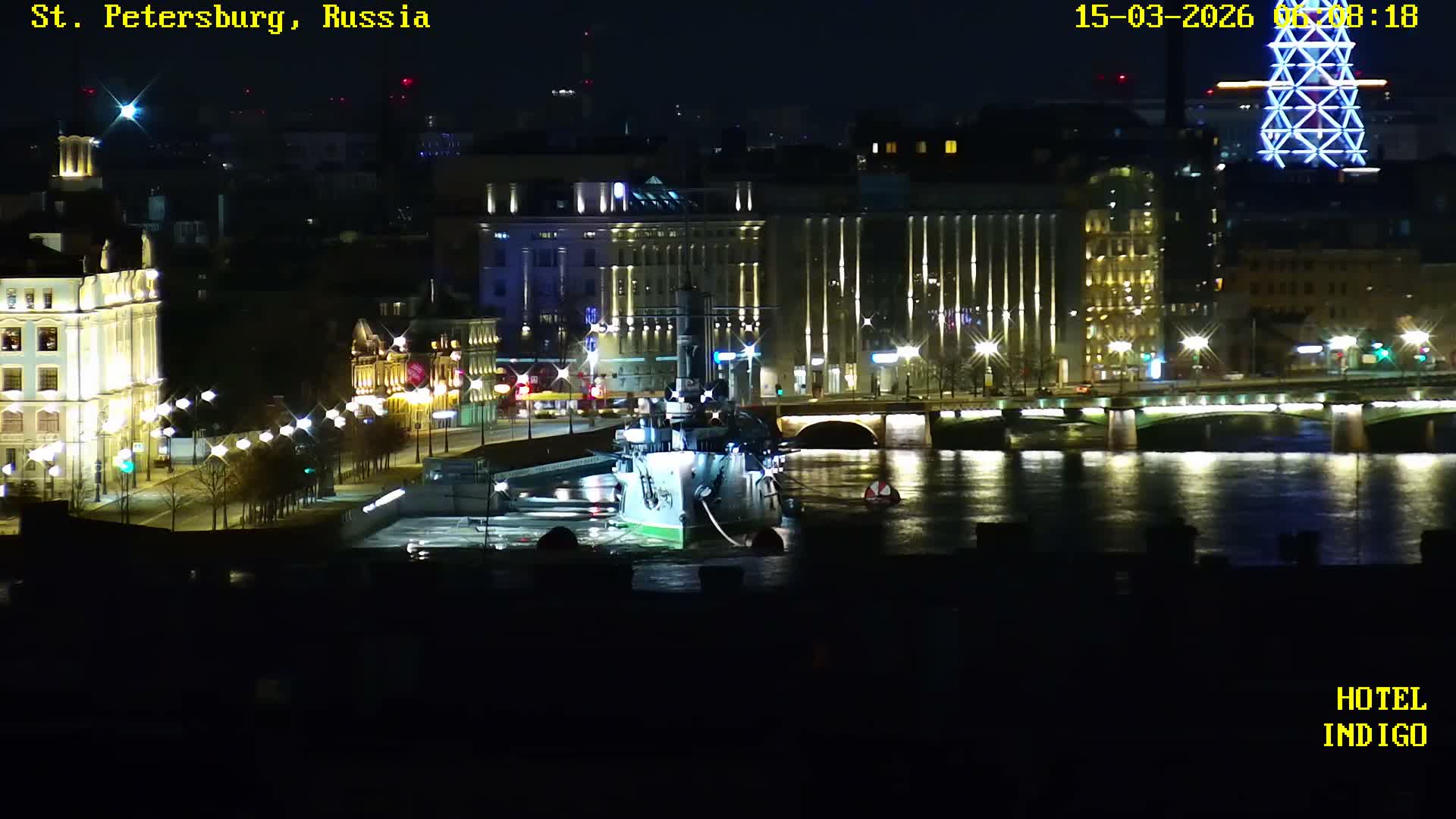 St. Petersburg Panaromic 360 Skyline Live Cam - Liteyny, Tsentralny, Saint Petersburg, Northwestern (Severo-Zapadnyy), Russia