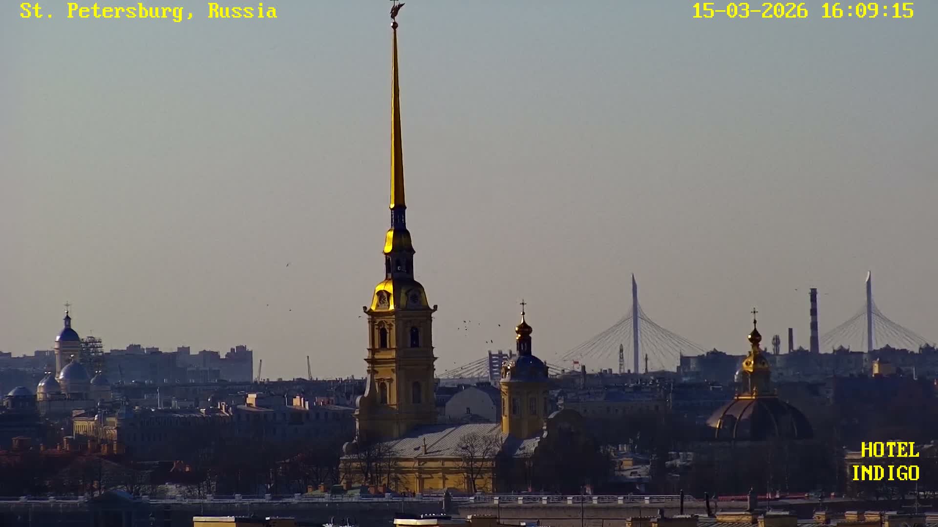 St. Petersburg Panaromic 360 Skyline Live Cam - Liteyny, Tsentralny, Saint Petersburg, Northwestern (Severo-Zapadnyy), Russia