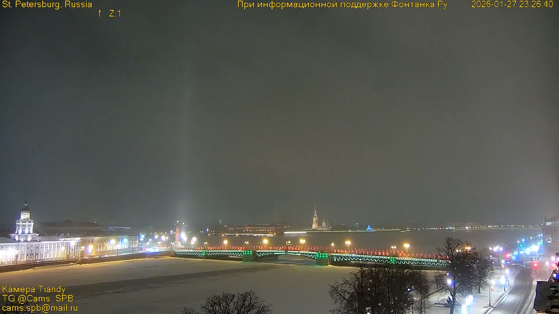 Bronze Horseman (Mednyy Vsadnik) & Saint Isaac Cathedral (Isaakiyevskiy Sobor) from Senate Square  Live Cam - Admiralteysky Okrug, Admiralteysky, Saint Petersburg, Northwestern (Severo-Zapadnyy), Russia 