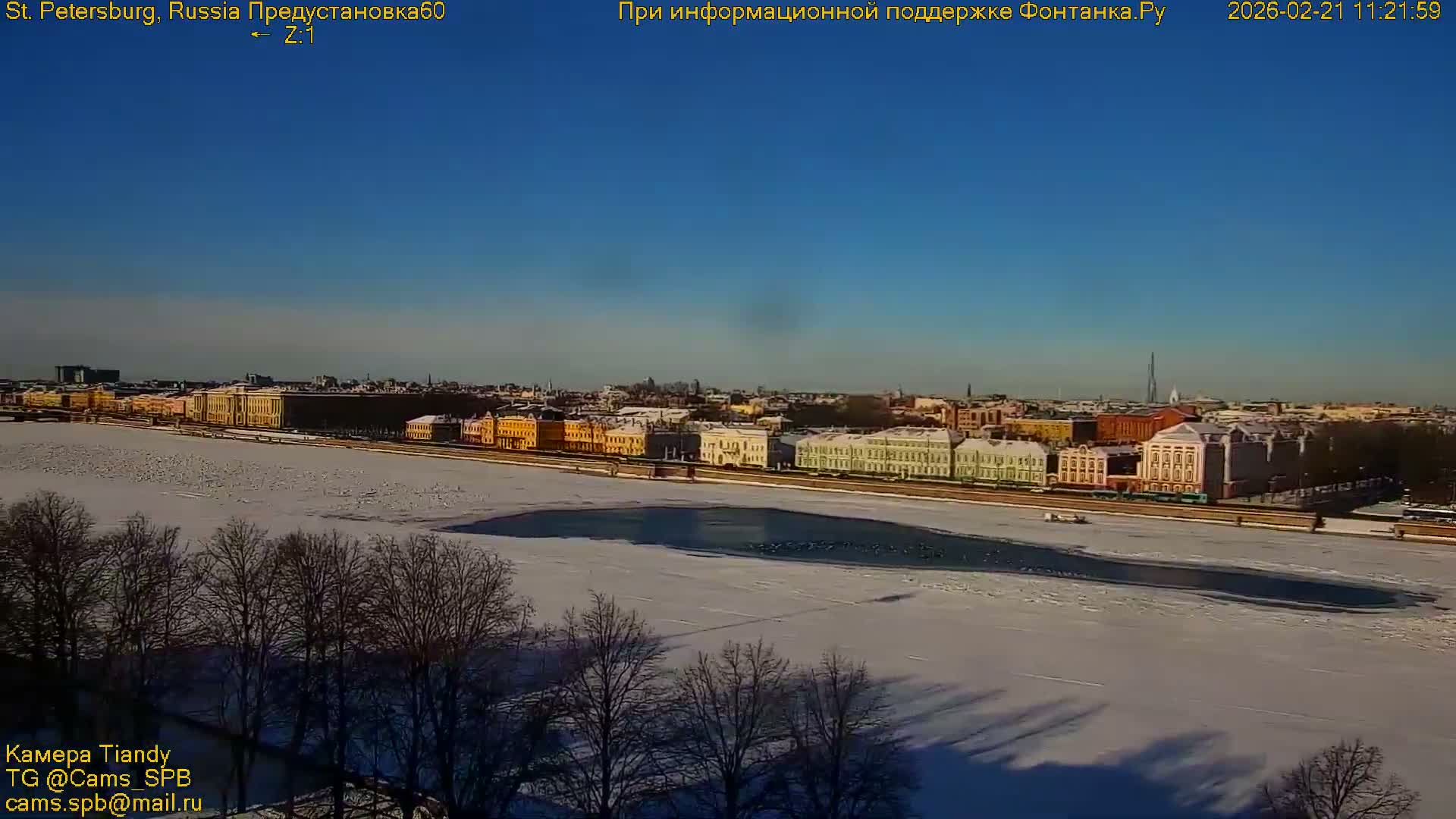 Bronze Horseman (Mednyy Vsadnik) & Saint Isaac Cathedral (Isaakiyevskiy Sobor) from Senate Square  Live Cam - Admiralteysky Okrug, Admiralteysky, Saint Petersburg, Northwestern (Severo-Zapadnyy), Russia 