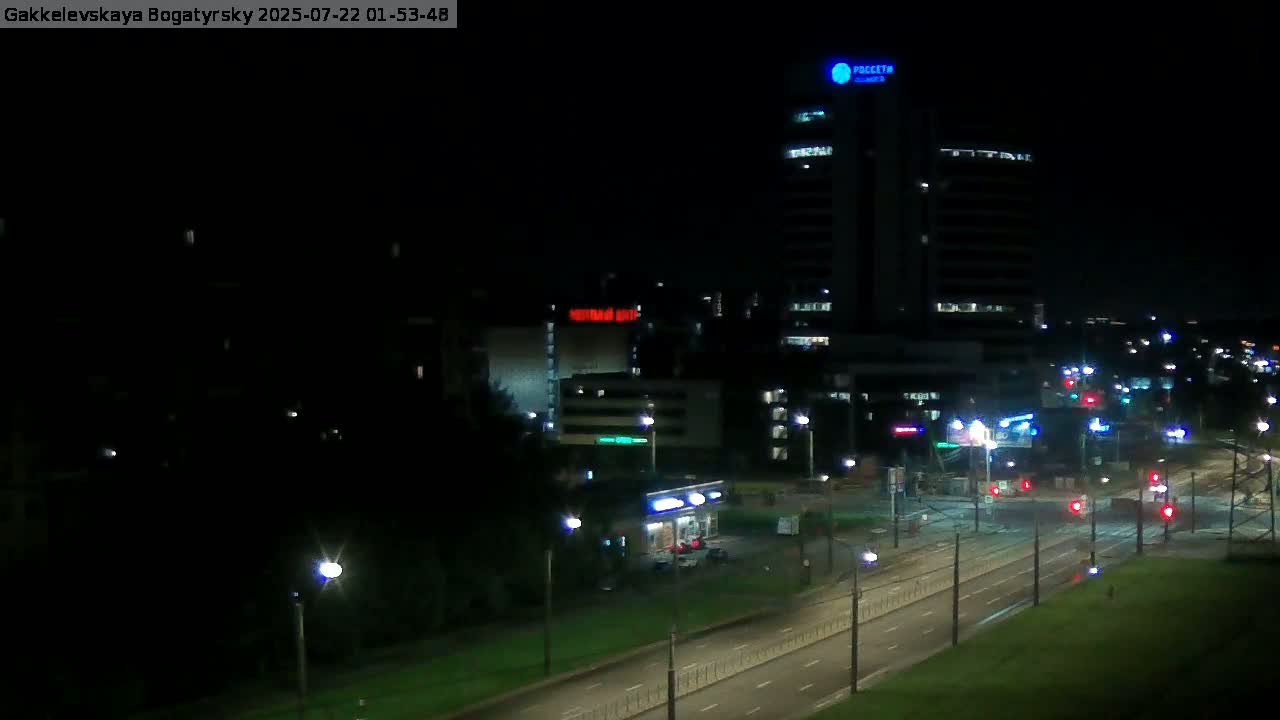 Gakkelevskaya Street / Bogatyrsky Avenue Junction Live Cam - Yuntolovo, Primorsky, Saint Petersburg, Northwestern (Severo-Zapadnyy), Russia
