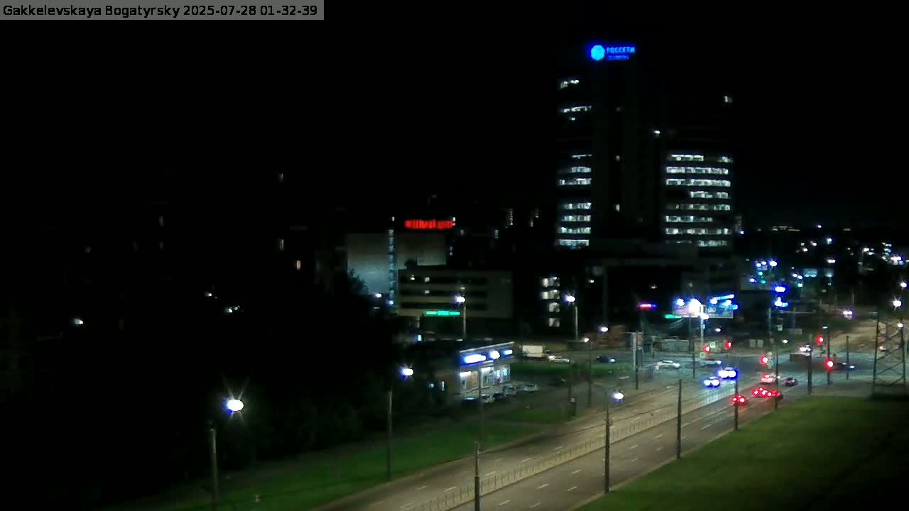 Gakkelevskaya Street / Bogatyrsky Avenue Junction Live Cam - Yuntolovo, Primorsky, Saint Petersburg, Northwestern (Severo-Zapadnyy), Russia
