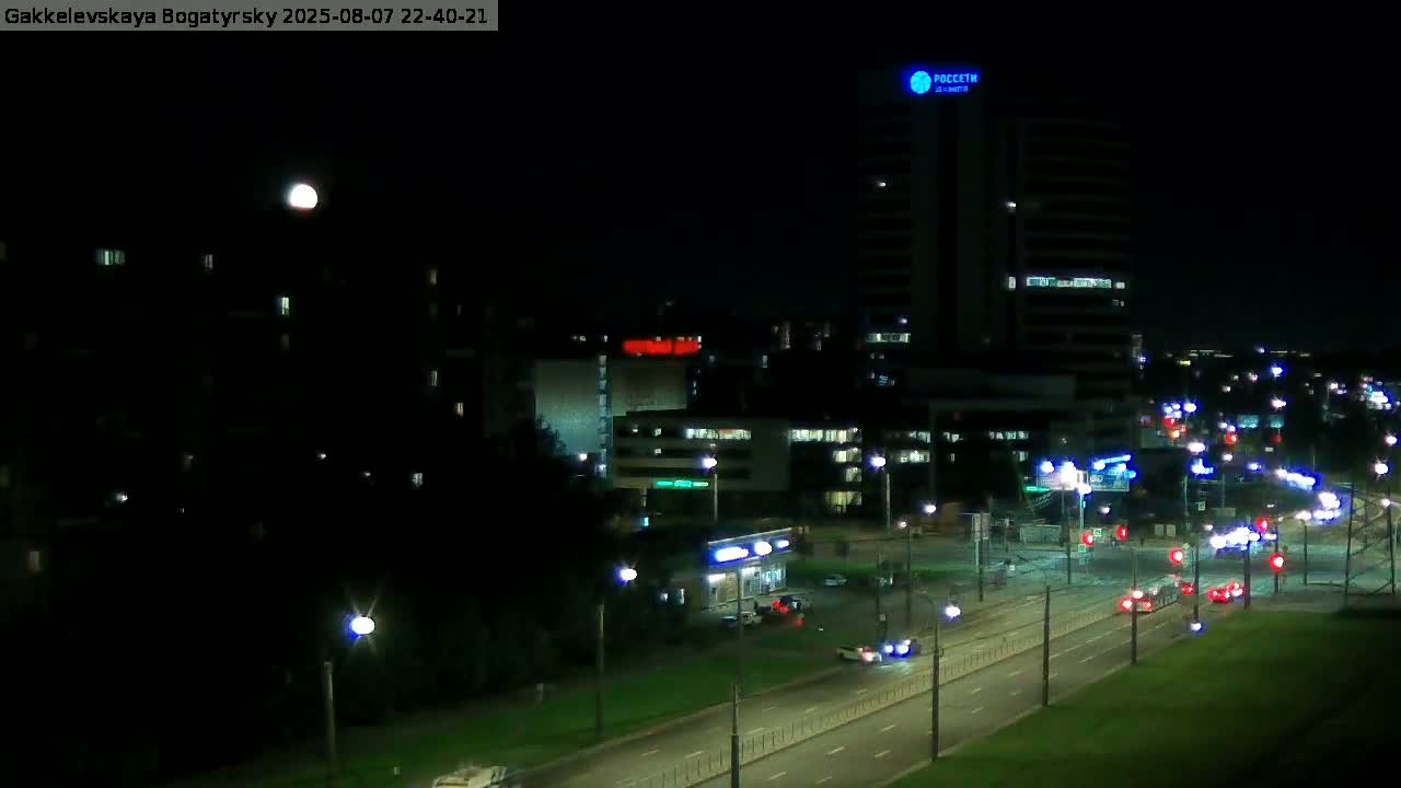 Gakkelevskaya Street / Bogatyrsky Avenue Junction Live Cam - Yuntolovo, Primorsky, Saint Petersburg, Northwestern (Severo-Zapadnyy), Russia