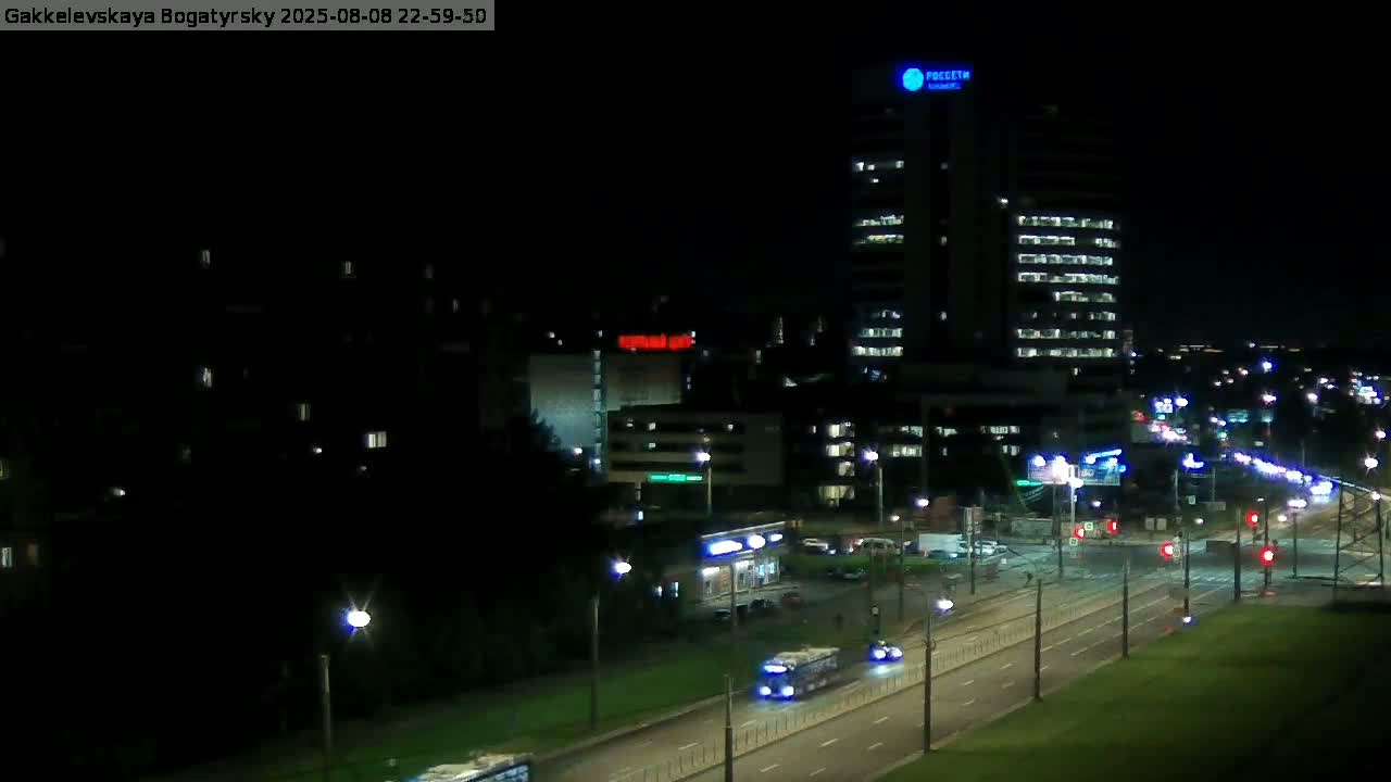 Gakkelevskaya Street / Bogatyrsky Avenue Junction Live Cam - Yuntolovo, Primorsky, Saint Petersburg, Northwestern (Severo-Zapadnyy), Russia