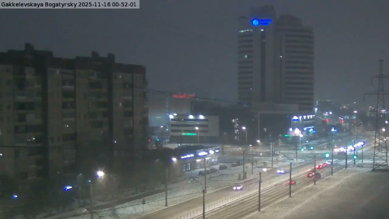 Gakkelevskaya Street / Bogatyrsky Avenue Junction Live Cam - Yuntolovo, Primorsky, Saint Petersburg, Northwestern (Severo-Zapadnyy), Russia