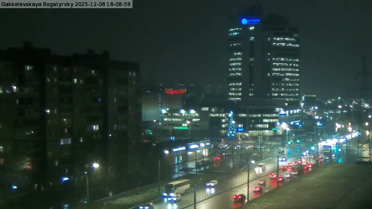 Gakkelevskaya Street / Bogatyrsky Avenue Junction Live Cam - Yuntolovo, Primorsky, Saint Petersburg, Northwestern (Severo-Zapadnyy), Russia