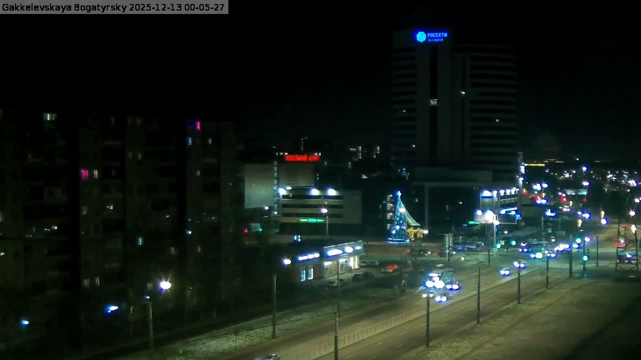 Gakkelevskaya Street / Bogatyrsky Avenue Junction Live Cam - Yuntolovo, Primorsky, Saint Petersburg, Northwestern (Severo-Zapadnyy), Russia