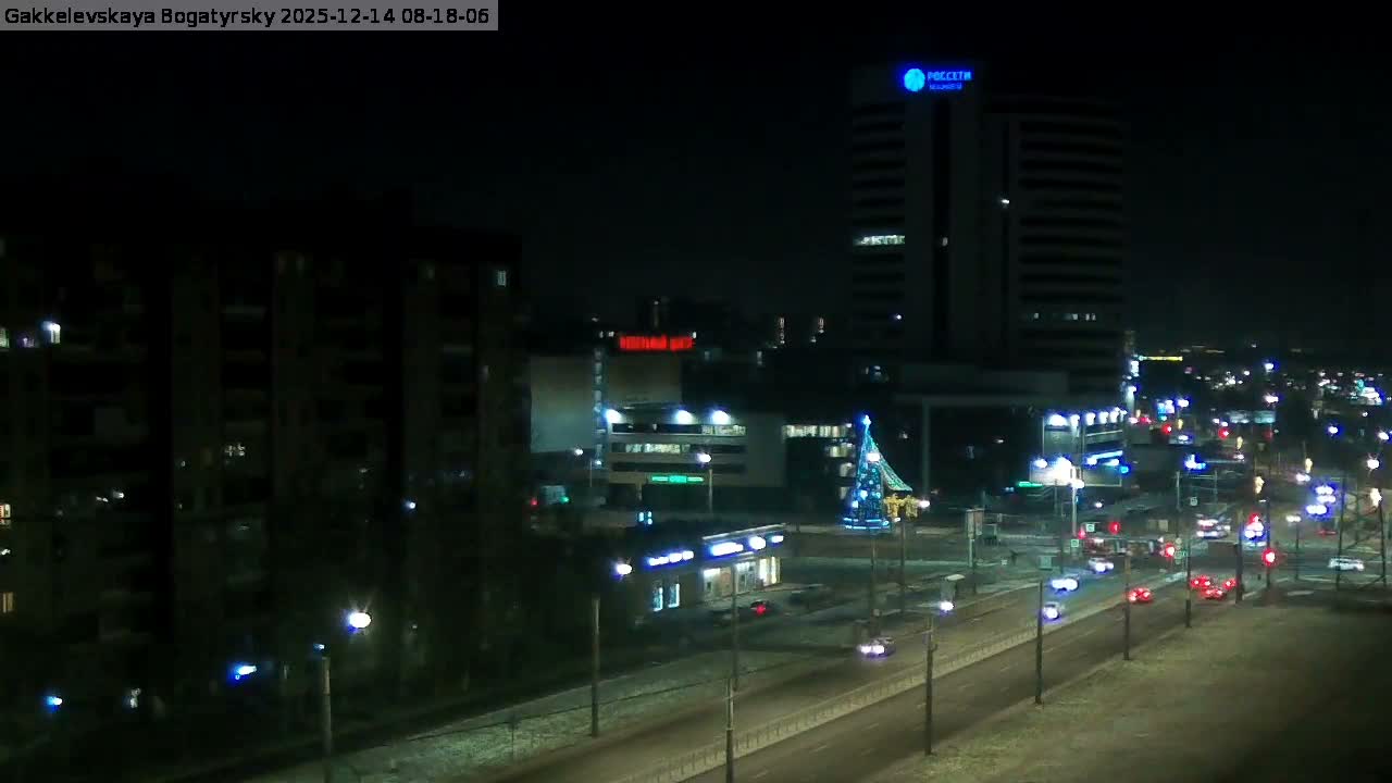 Gakkelevskaya Street / Bogatyrsky Avenue Junction Live Cam - Yuntolovo, Primorsky, Saint Petersburg, Northwestern (Severo-Zapadnyy), Russia