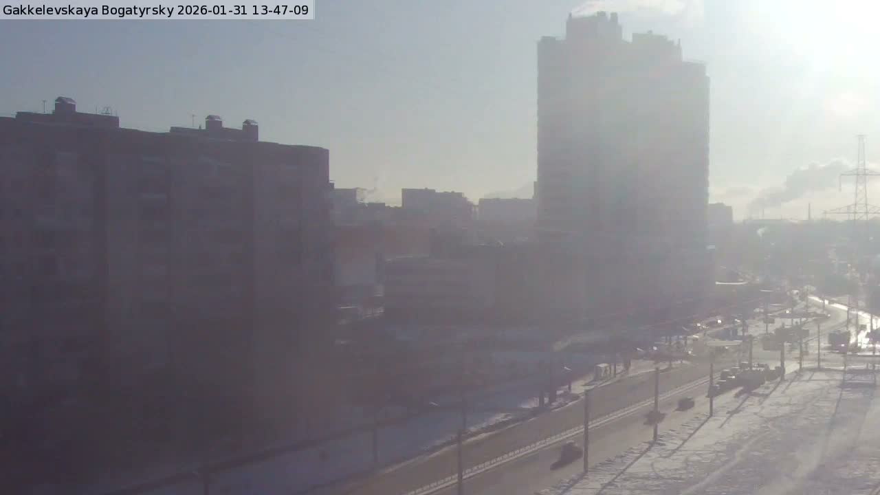 Gakkelevskaya Street / Bogatyrsky Avenue Junction Live Cam - Yuntolovo, Primorsky, Saint Petersburg, Northwestern (Severo-Zapadnyy), Russia