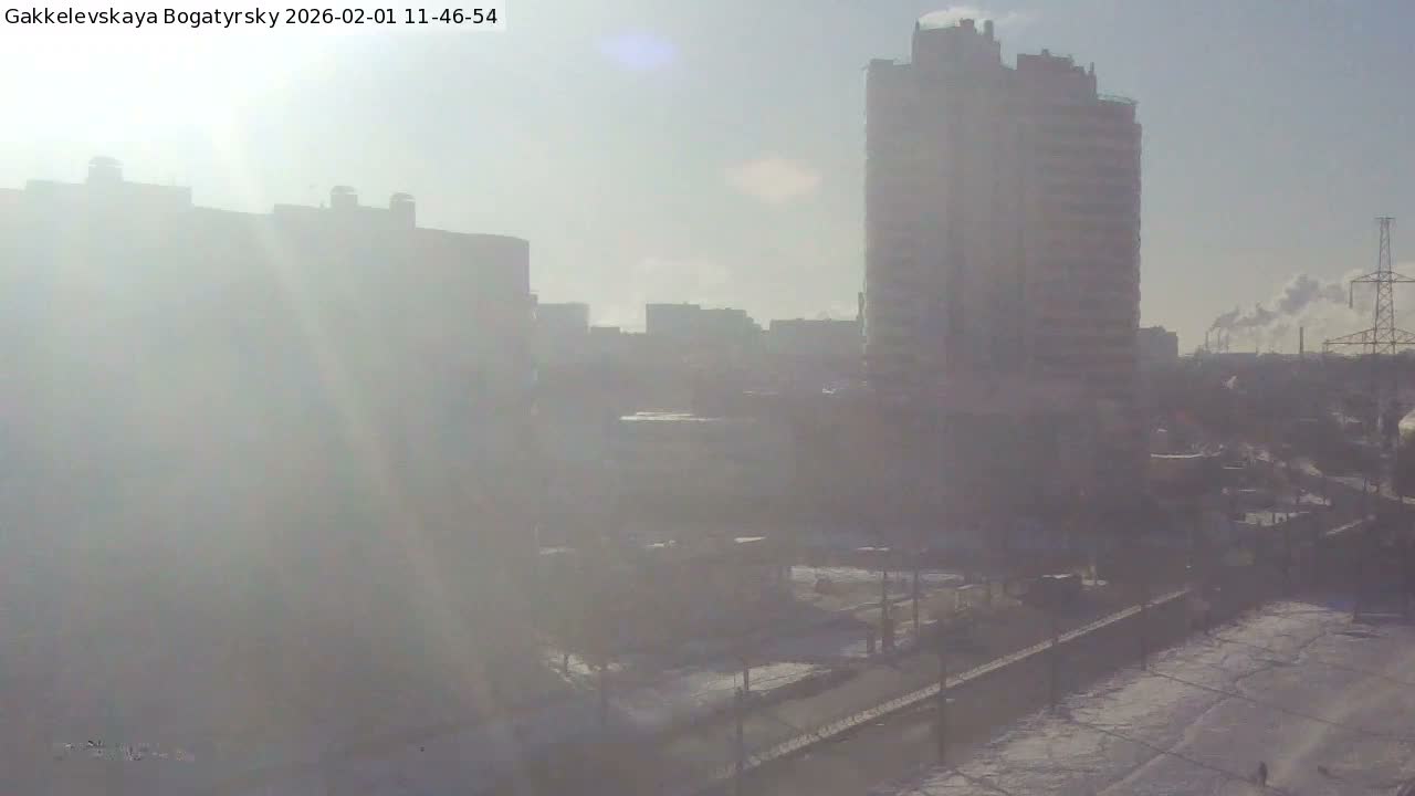 Gakkelevskaya Street / Bogatyrsky Avenue Junction Live Cam - Yuntolovo, Primorsky, Saint Petersburg, Northwestern (Severo-Zapadnyy), Russia