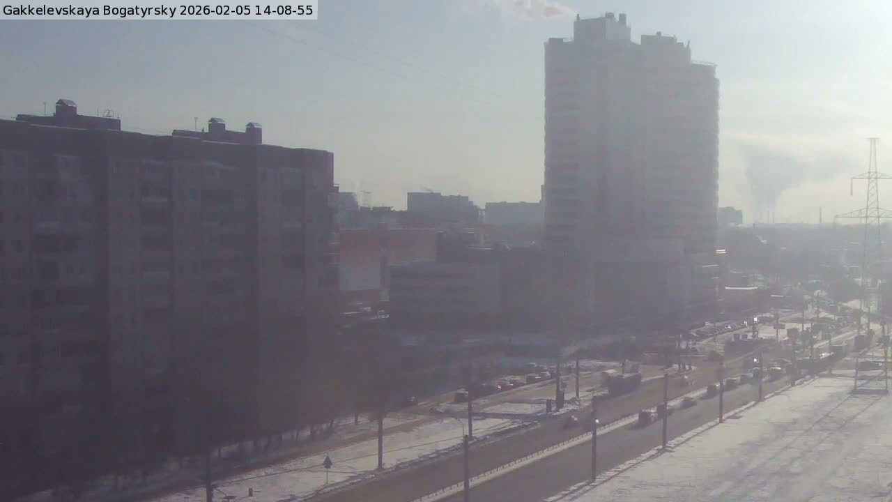 Gakkelevskaya Street / Bogatyrsky Avenue Junction Live Cam - Yuntolovo, Primorsky, Saint Petersburg, Northwestern (Severo-Zapadnyy), Russia