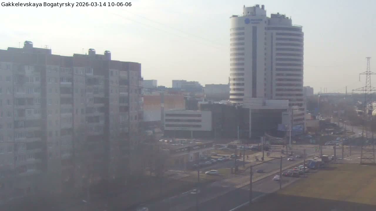 Gakkelevskaya Street / Bogatyrsky Avenue Junction Live Cam - Yuntolovo, Primorsky, Saint Petersburg, Northwestern (Severo-Zapadnyy), Russia