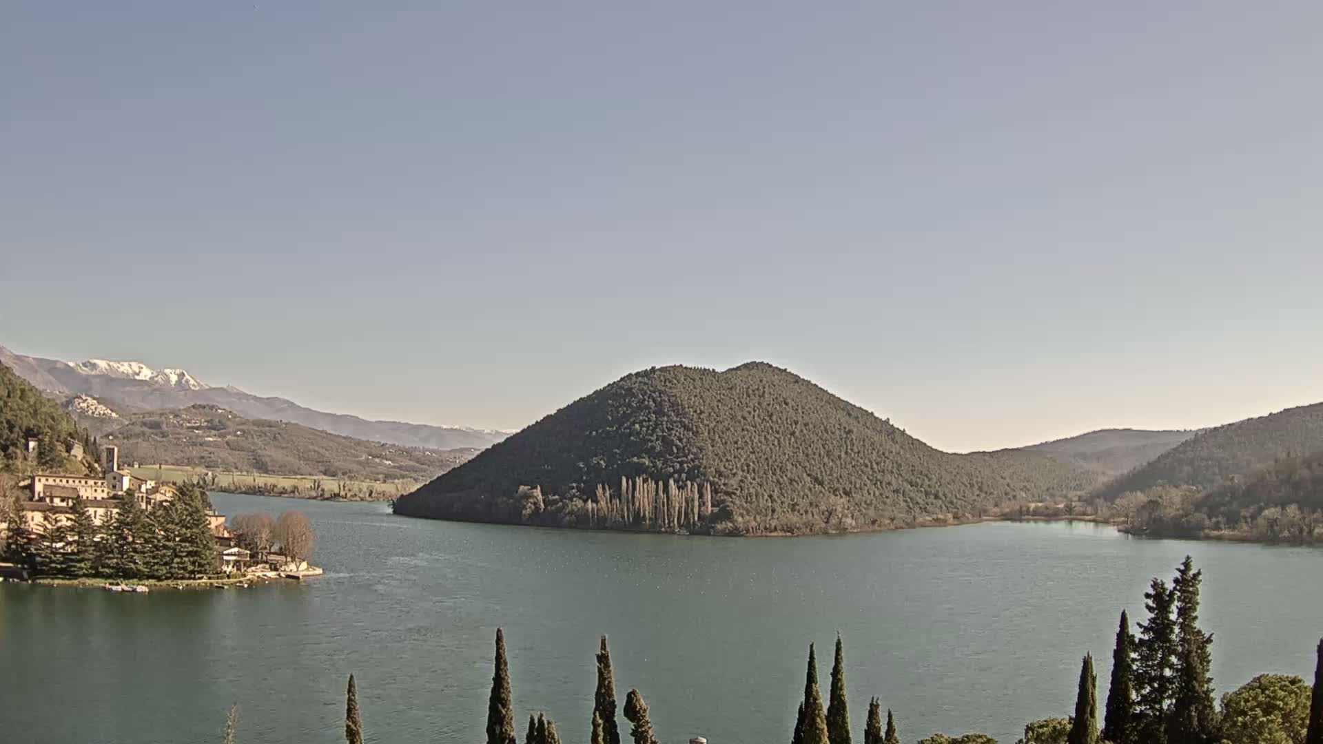 Lago di Piediluco Lake Live Cam - Terni, Umbria, Italy