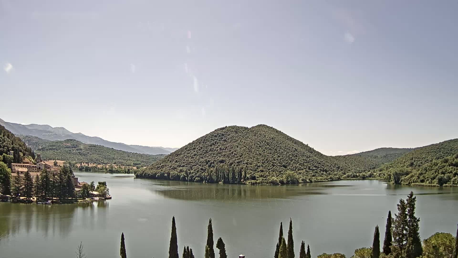 Lago di Piediluco Lake Live Cam - Terni, Umbria, Italy