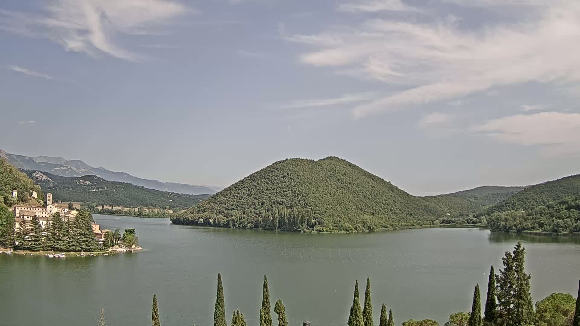 Lago di Piediluco Lake Live Cam - Terni, Umbria, Italy