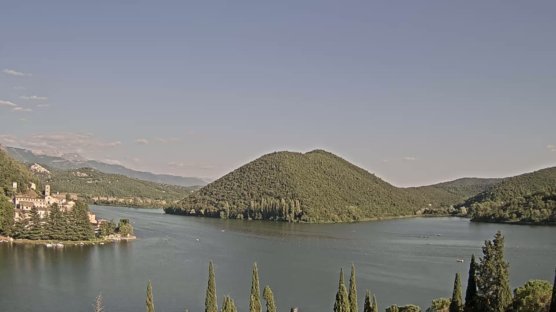 Lago di Piediluco Lake Live Cam - Terni, Umbria, Italy