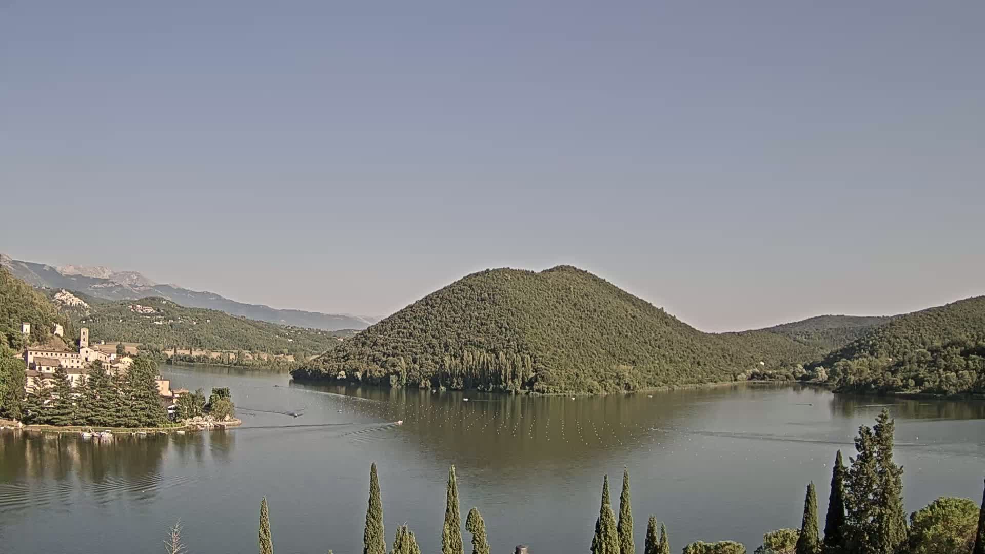 Lago di Piediluco Lake Live Cam - Terni, Umbria, Italy
