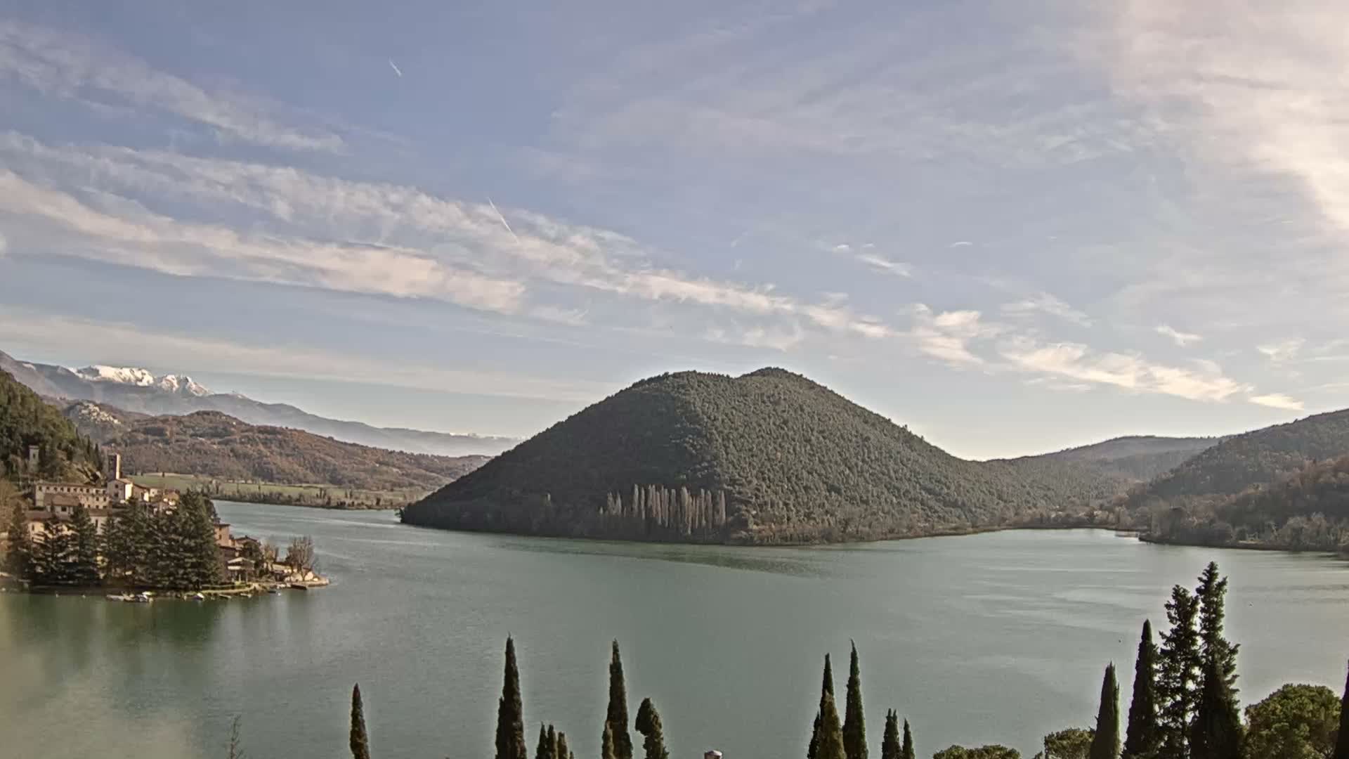 Lago di Piediluco Lake Live Cam - Terni, Umbria, Italy