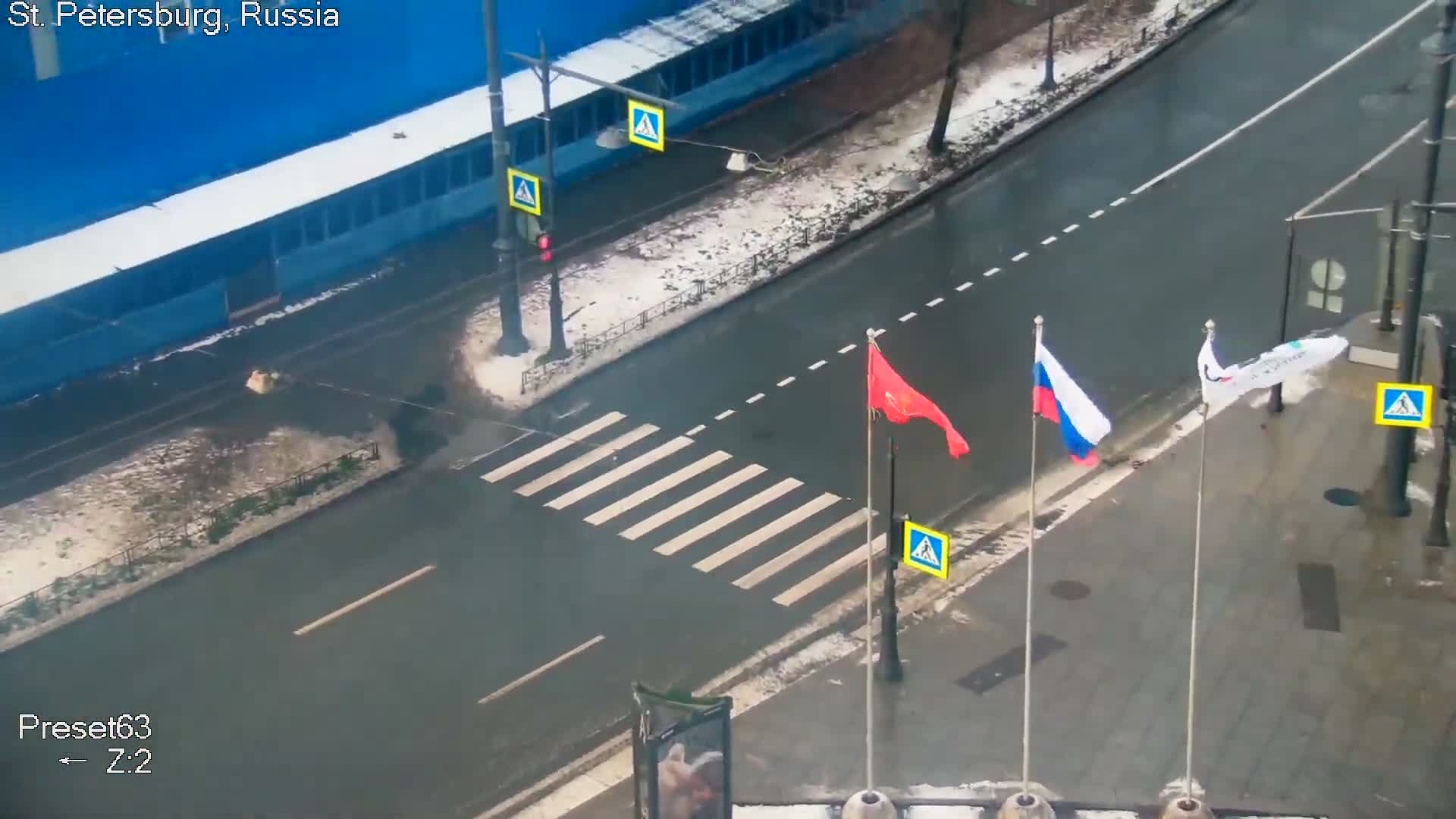 St. Petersburg City Panoramic from Petrogradsky Island Skyline Live Cam -Kronverkskoye, Petrogradsky, Saint Petersburg, Northwestern (Severo-Zapadnyy), Russia