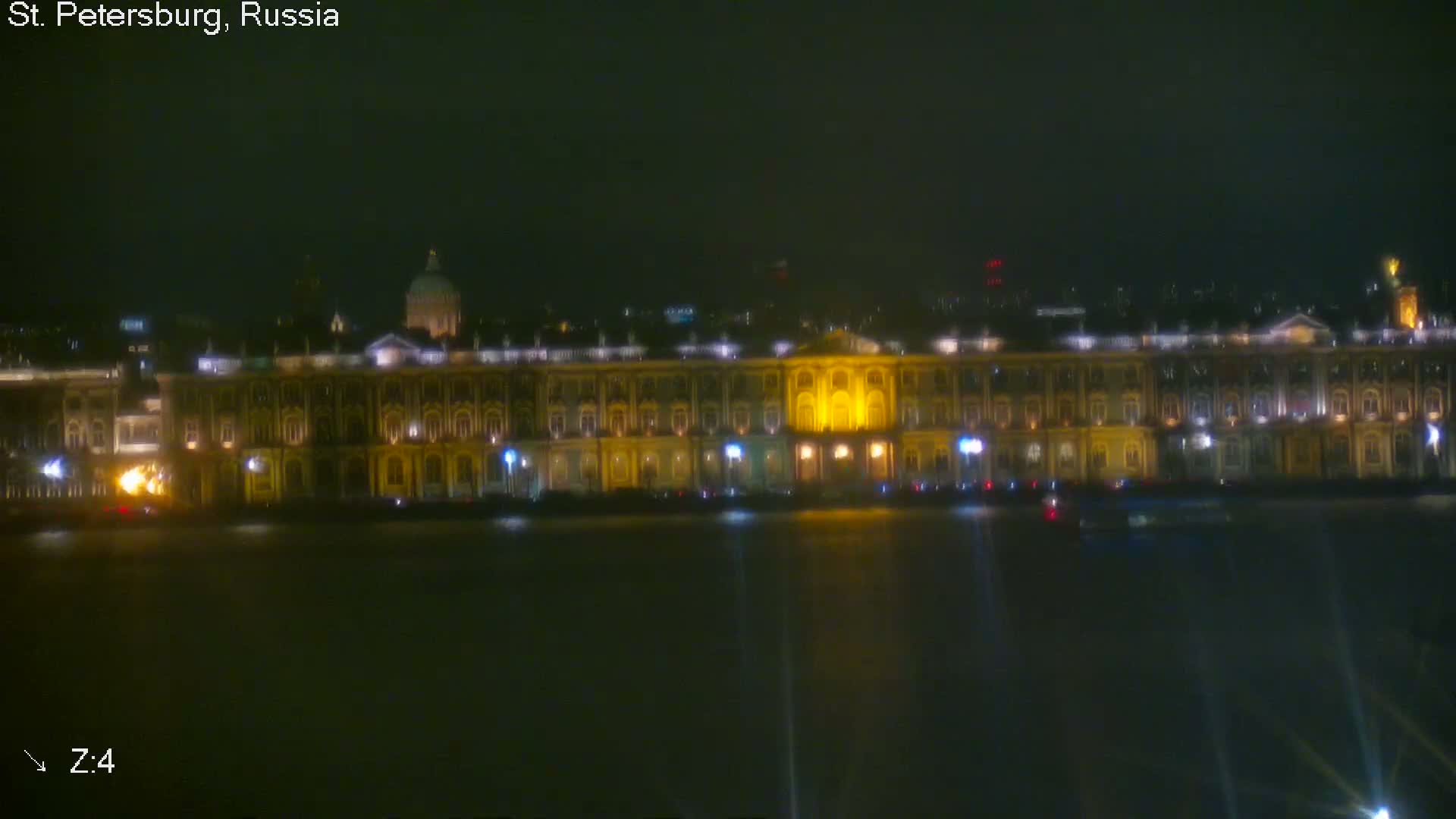 St. Petersburg City Panoramic from Petrogradsky Island Skyline Live Cam -Kronverkskoye, Petrogradsky, Saint Petersburg, Northwestern (Severo-Zapadnyy), Russia