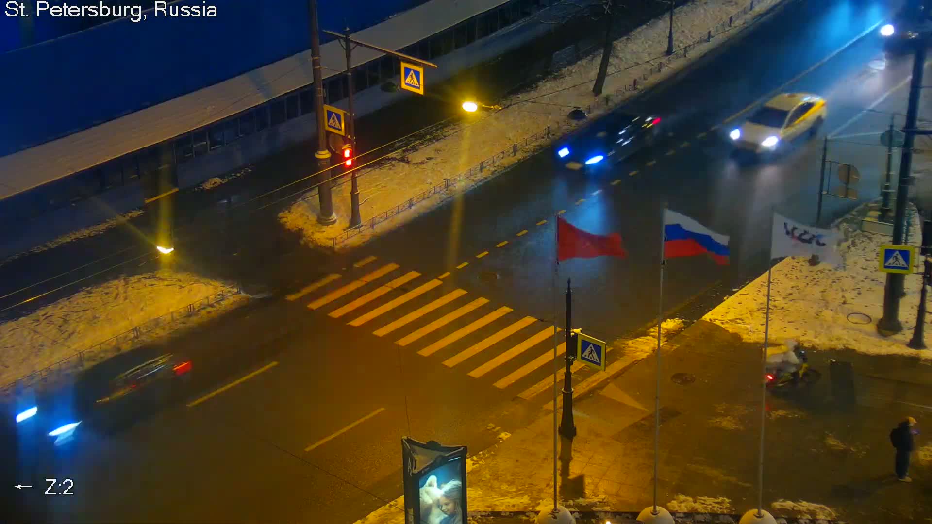 St. Petersburg City Panoramic from Petrogradsky Island Skyline Live Cam -Kronverkskoye, Petrogradsky, Saint Petersburg, Northwestern (Severo-Zapadnyy), Russia