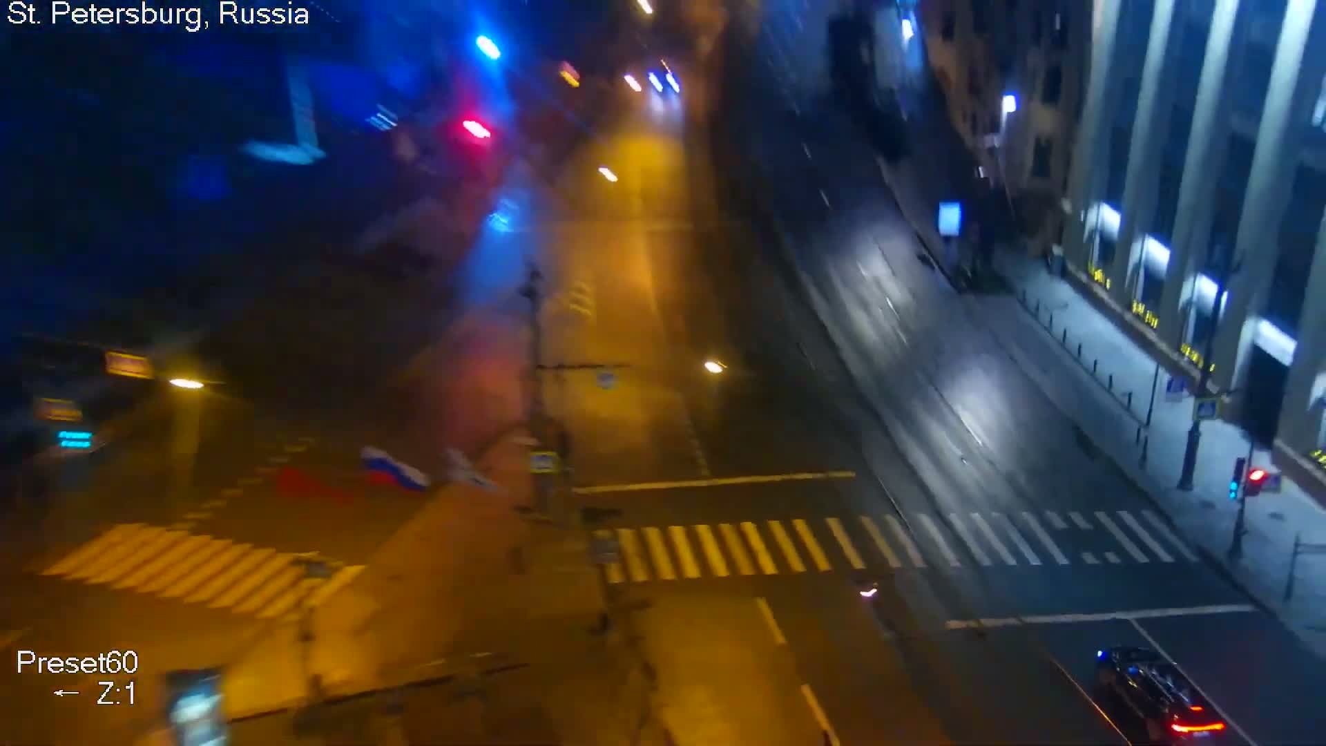 St. Petersburg City Panoramic from Petrogradsky Island Skyline Live Cam -Kronverkskoye, Petrogradsky, Saint Petersburg, Northwestern (Severo-Zapadnyy), Russia