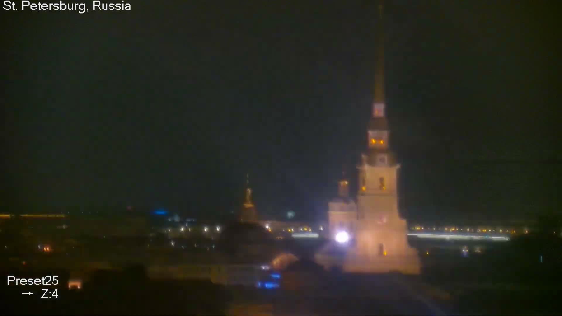 St. Petersburg City Panoramic from Petrogradsky Island Skyline Live Cam -Kronverkskoye, Petrogradsky, Saint Petersburg, Northwestern (Severo-Zapadnyy), Russia