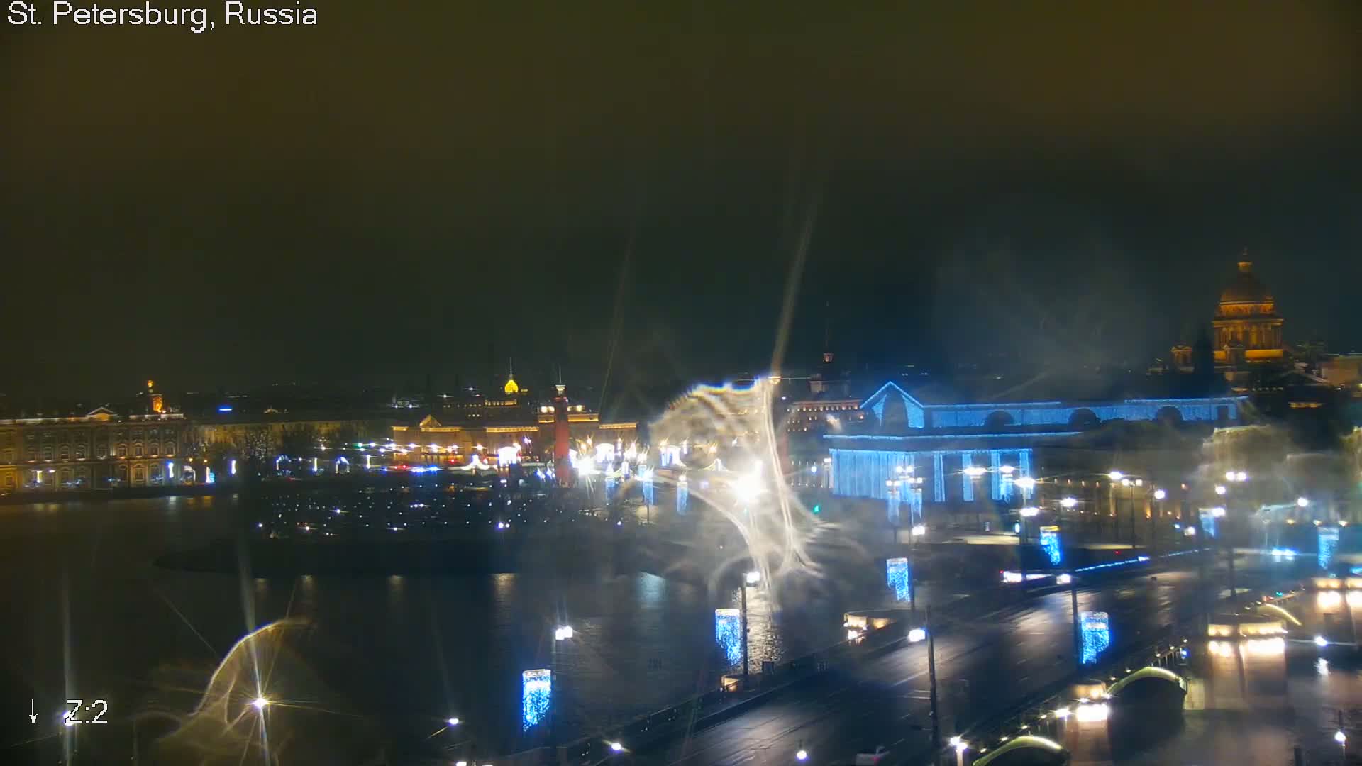 St. Petersburg City Panoramic from Petrogradsky Island Skyline Live Cam -Kronverkskoye, Petrogradsky, Saint Petersburg, Northwestern (Severo-Zapadnyy), Russia
