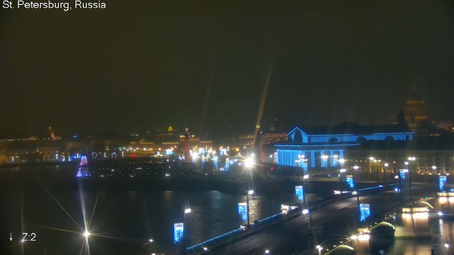 St. Petersburg City Panoramic from Petrogradsky Island Skyline Live Cam -Kronverkskoye, Petrogradsky, Saint Petersburg, Northwestern (Severo-Zapadnyy), Russia